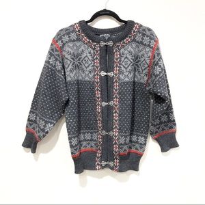 Dale of Norway Fair Isle Wool Nordic Cardigan